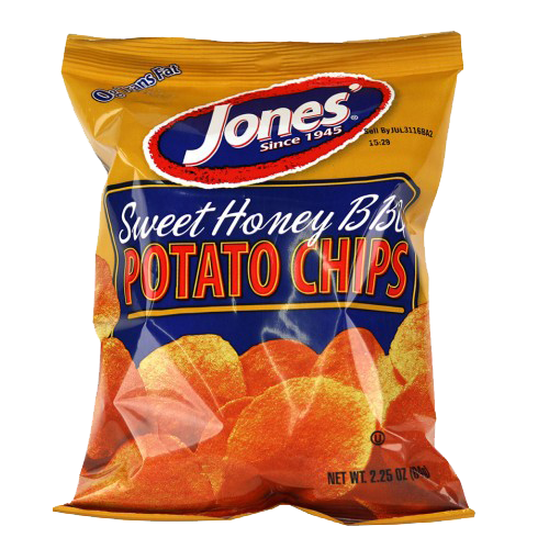 Sweet Honey BBQ Potato Chips 9 oz, 2.25 oz